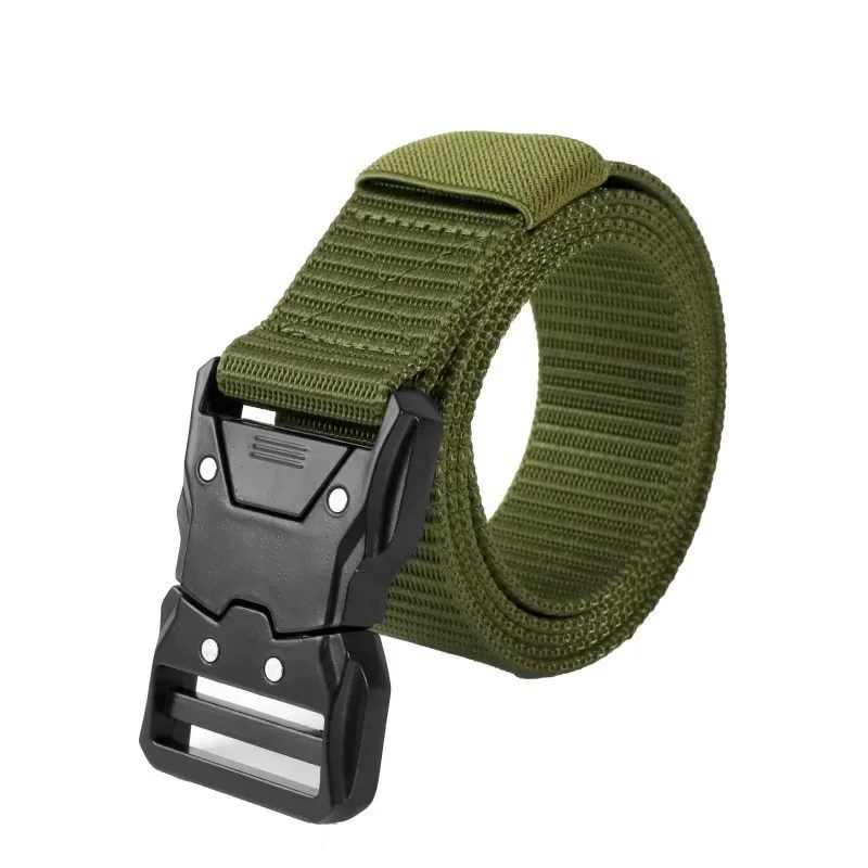 Outdoor Sports Training Belt Automatic Quick Release Buckle Extended Thickened Nylon Quick Release Tactical Belt