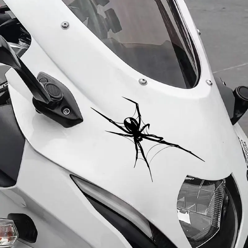 1PC Spider Motorcycle Sticker Waterproof Vinyl Decal for Motorbike Side Panel Fuel Tank Car Window Rear Bumper Electric Scooter view 4