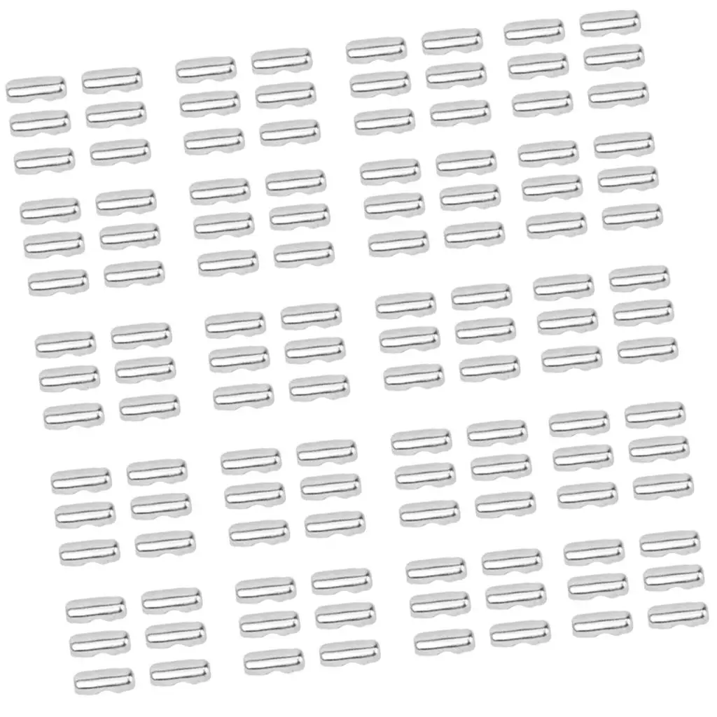 

Jewelry Connectors for Ball Chain 2.4mm Silver Metal Clasp Fastener for Necklace Bracelet Making Supplies