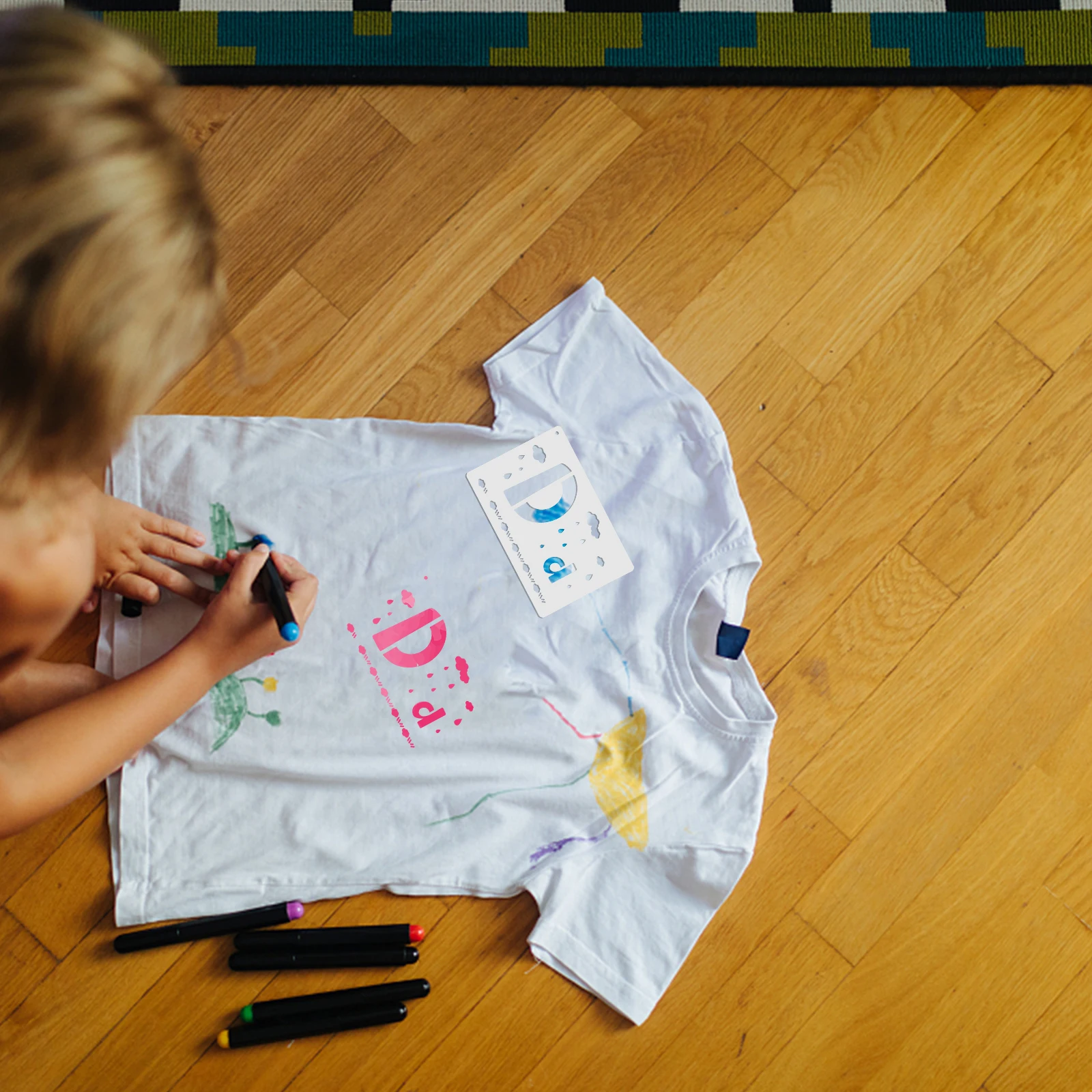 

36Pcs Alphabet Letter Number Stencils DIY Craft Projects Durable Plastic Templates for Painting Fabric Wood Calligraphy