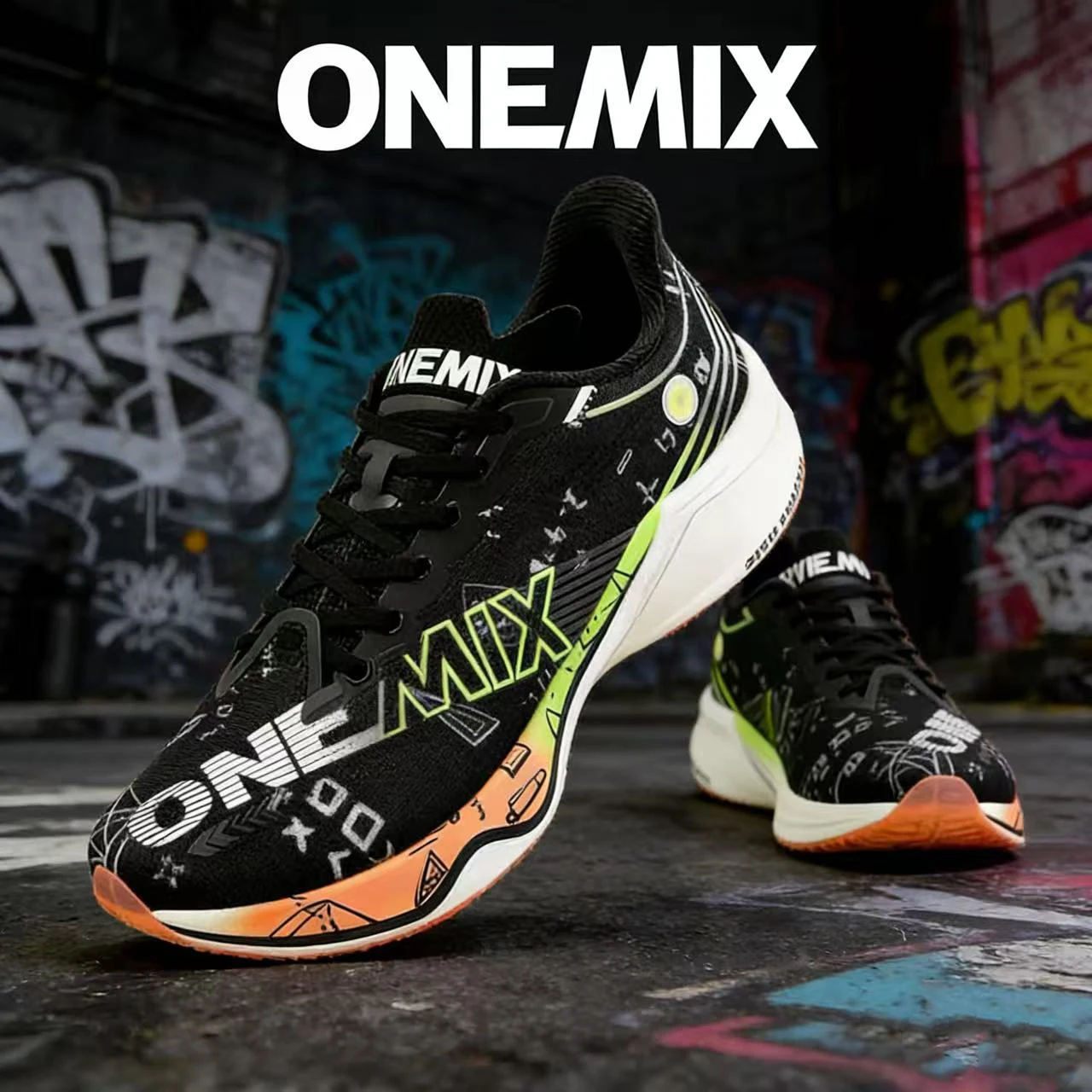 

Кроссовки ONEMIX с карбоновой пластиной для бега и тренировок, мужские, с полной амортизацией, спортивные кроссовки с карбоновой пластиной для ходьбы
