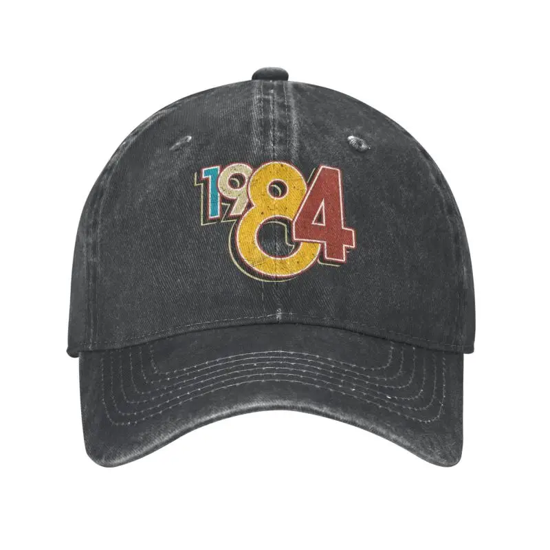 Punk Cotton Vintage 1984 Baseball Cap Women Men Adjustable Retro Design 39th Birthday 39 Years Dad Hat Sports