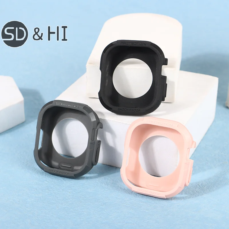 Applicable Watch Models 49mm Watch Case Triple Anti-fall TPU + Carbon Fiber Protective Cover