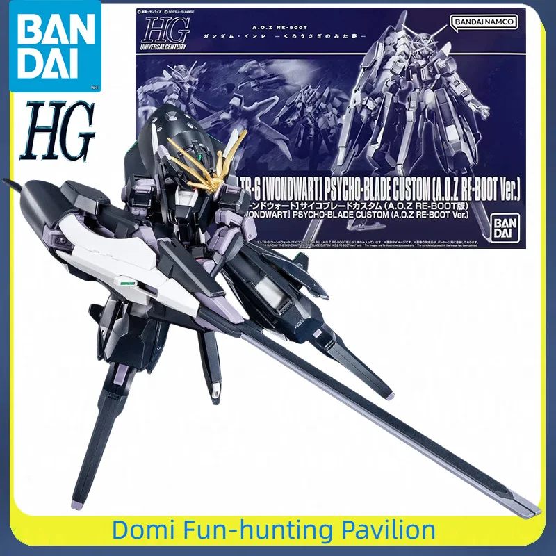 

Bandai Original HG 1/44 A.O.Z Re-Boot Anime Figure ARZ-124 GUNDAM TR-6[WONDWART] PSYCHO-BLADE CUSTOM Assembly Model Action Toys