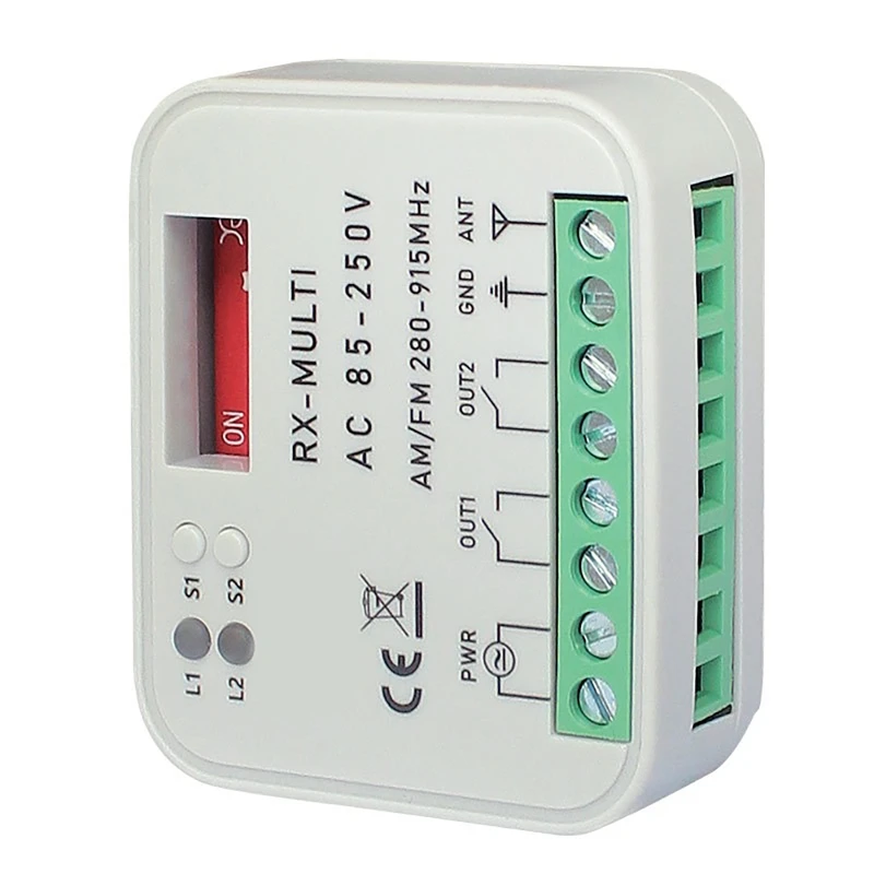 Contrôleur universel d'ouverture de porte de Garage WIFI Tuya, application et télécommande, Module de commutation momentané Intelligent à double canal, relais