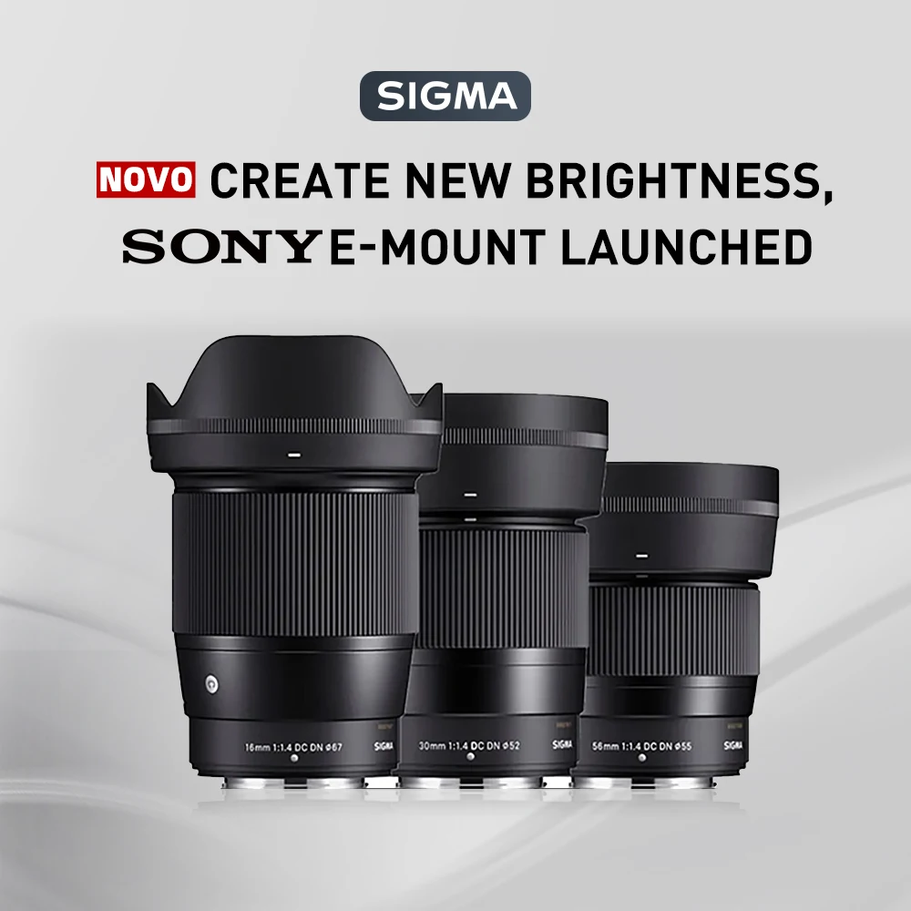 Sigma 30MM F1.4 DC DN Wide Angle Fixed Focus Portrait Lens Mirrorless Camera Lens for SONY ZVE10 A6400 E Mount