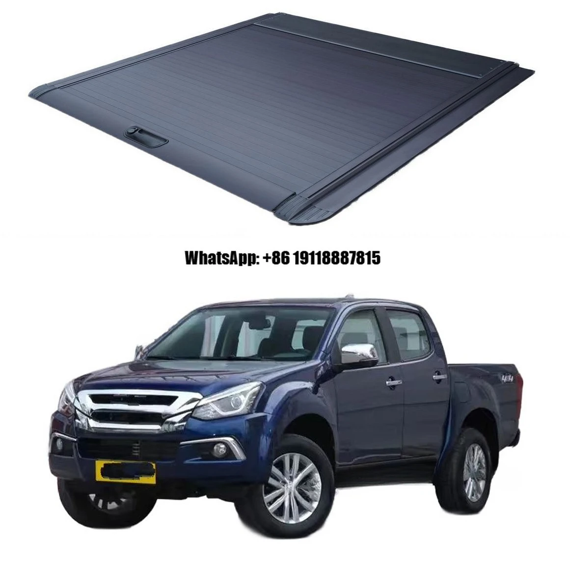 

Waterproof Aluminum Alloy Manual Hard Type Pickup Truck Tonneau Cover Retractable Roller Lid for ford F150 Ranger Isuzu Dmax GWM