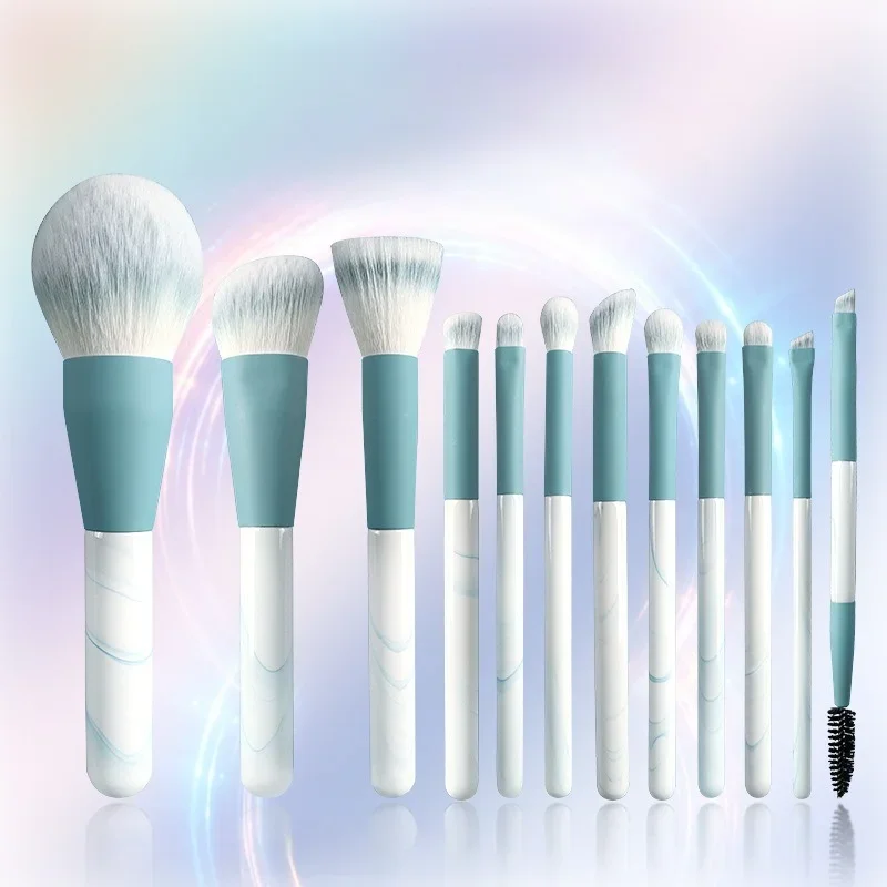 12pcs Professional Makeup Brushes Soft Portable Makeup Brushes Foundation Blush Powder Eyeshadow Concealer Blending Makeup Brush