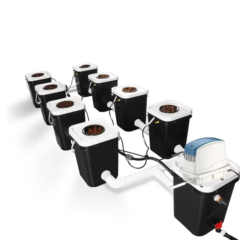 For SUNSUN CXP-80 Recirculating DWC Hydroponic Nutrient Automatic Control System with High Pressure Air Pump and Drip
