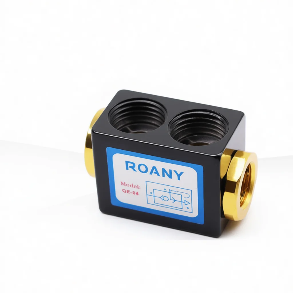 Reliable Pneumatic Quick Exhaust Valve Three Way Air Control System High Speed Cylinder Pressure Relief Discharge Regulator