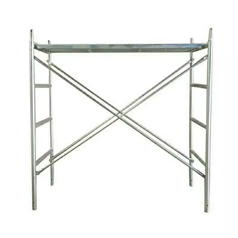 Hot dip galvanized mobile scaffolding 60 cm wide construction site decoration aisle mobile rack