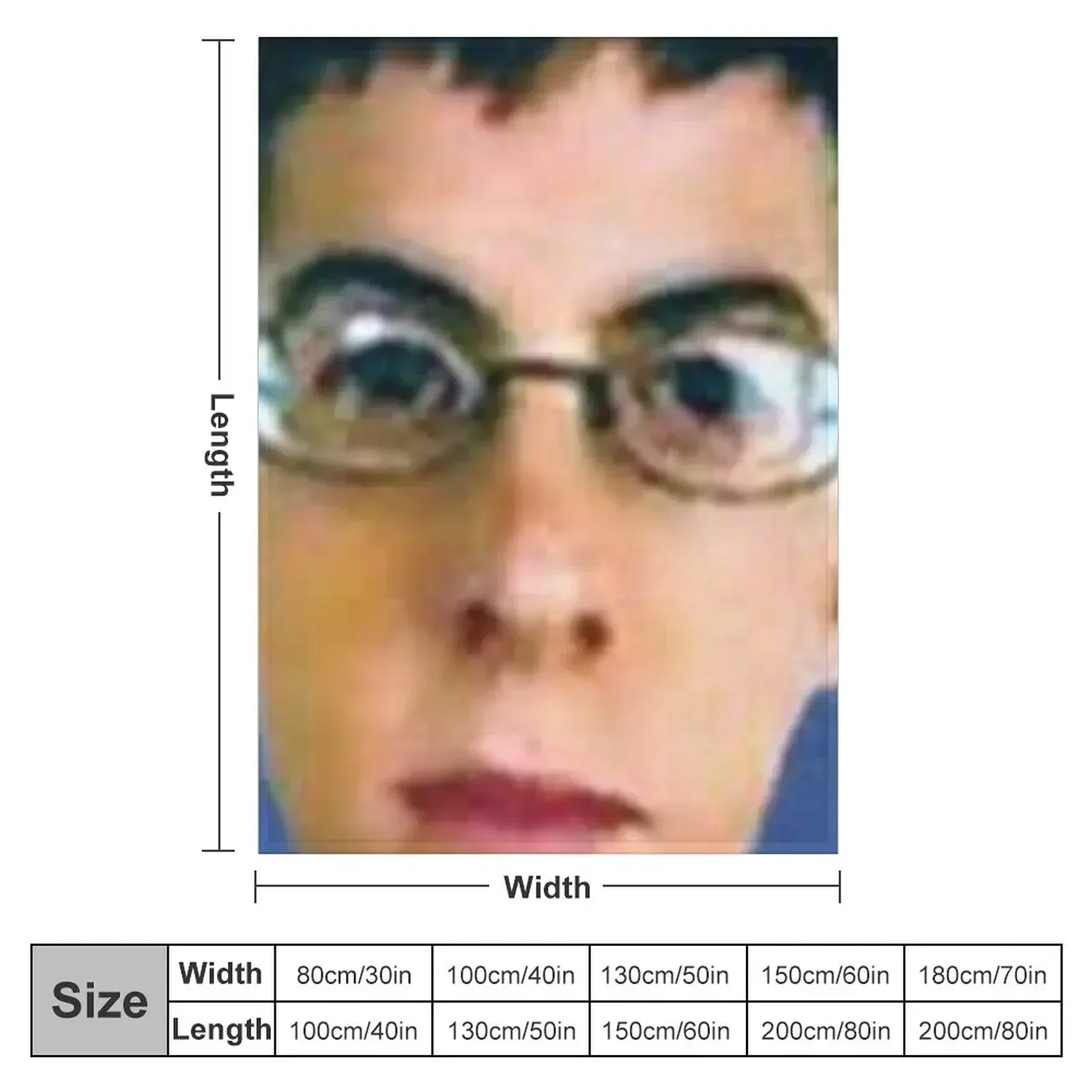 mclovin face mclovin all mclovin very good products Throw Blanket Bed linens Plush Blankets