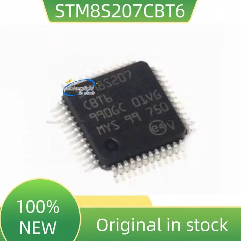 (5piece) 100% New STM8S207CBT6   STM8S207 CBT6 STM8S207  QFP-48 Chipset