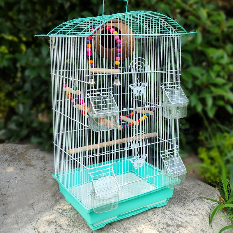 

Portable Canari Bird Cages Feeder Pigeon Large Budgie Outdoor Bird Cages Parrot Stand Gaiola De Passarinho Pet Products YY50BC