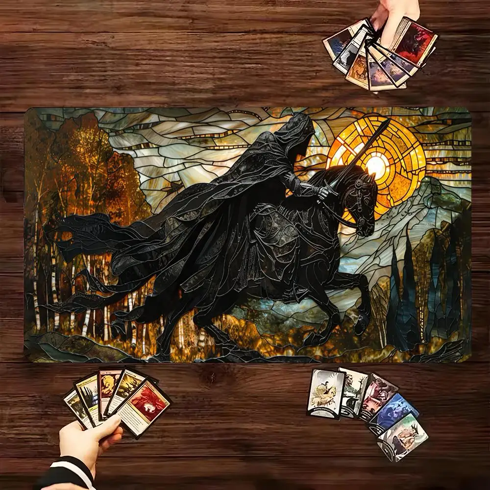 لوحة ماوس The Magic Gathering War Knight MTG TCG لوحة ماوس مكتبية حصيرة مكتبية للعمل لعبة كمبيوتر صغير كمبيوتر محمول سجادة لطيفة #1