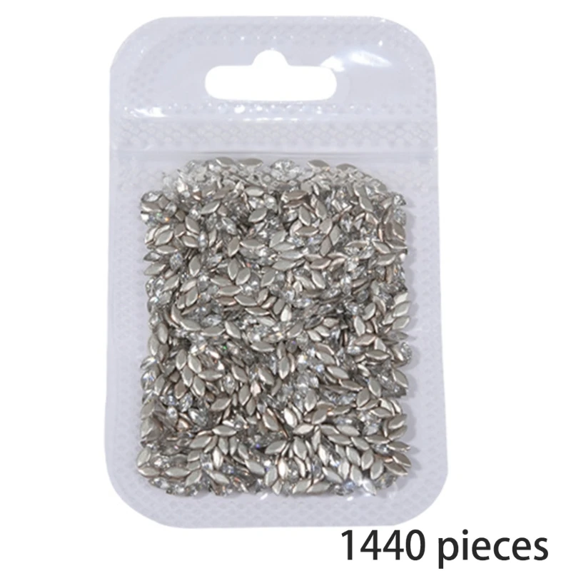 Decorative Rhinestones Flatback 1440Pcs Nails Art Party Decorations and Crafts DIY Projects and Jewelry Making Drop Shipping