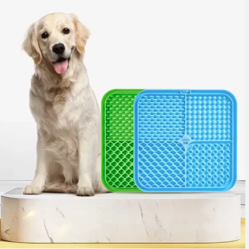 Pet Lick Silikon Matte Slow Feeder Hundefutter Platte Baden Ablenkung Sucker Training Feeder Liefert für Hunde – Detail 6