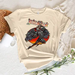Judas Priest tshirt women summer Tee girl anime manga funny clothes