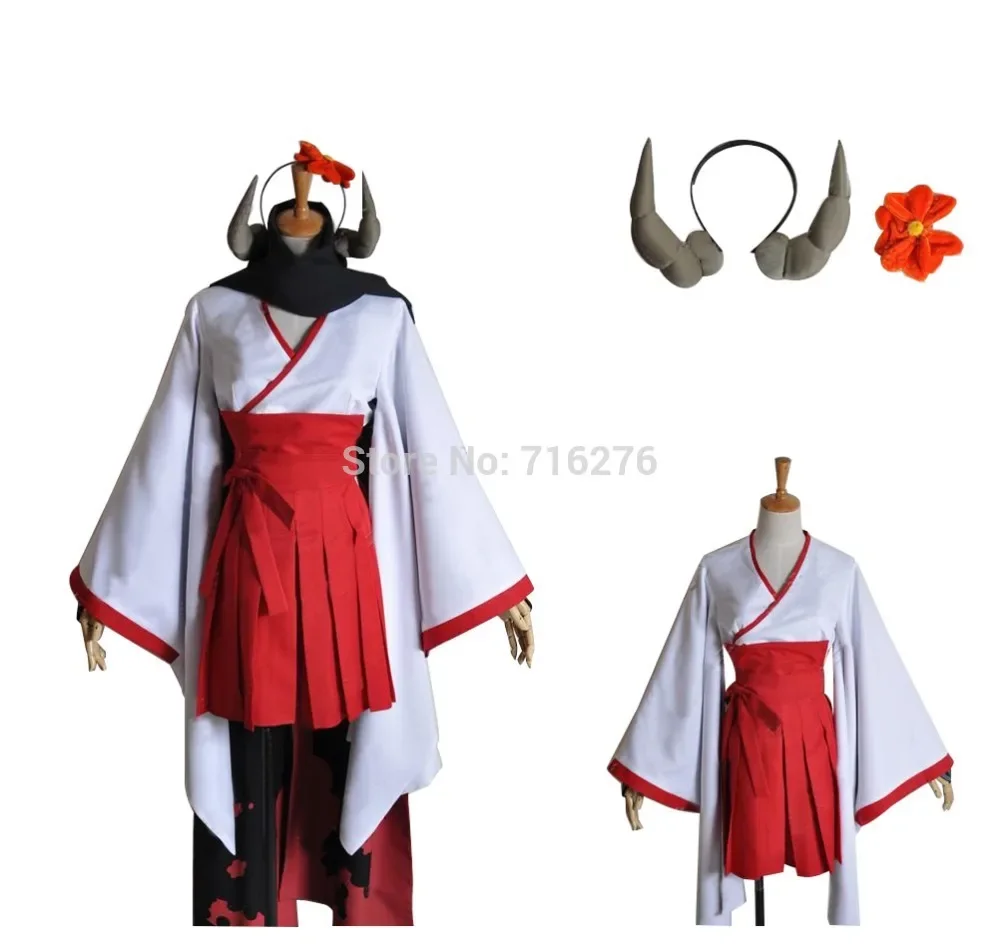 

Kisstyle Fashion Inu x Boku SS Ririchiyo Shirakiin Uniform Cosplay Clothing Costume,Customized Accepted