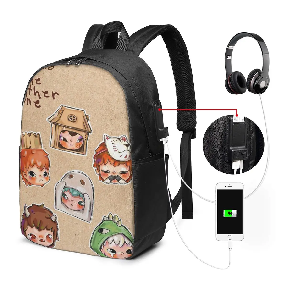 

Hirono Seeing Backpack Travel Notebook Bag Computer College Student School Bag Laptop Shoulder Bags for Men Women