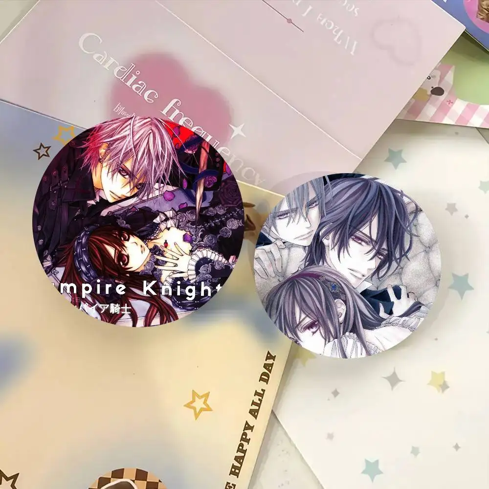 Anime Vampire Knight Cartoon Style Badge Brooches On Backpack Decoration Round Enamel Pins For Accessorys