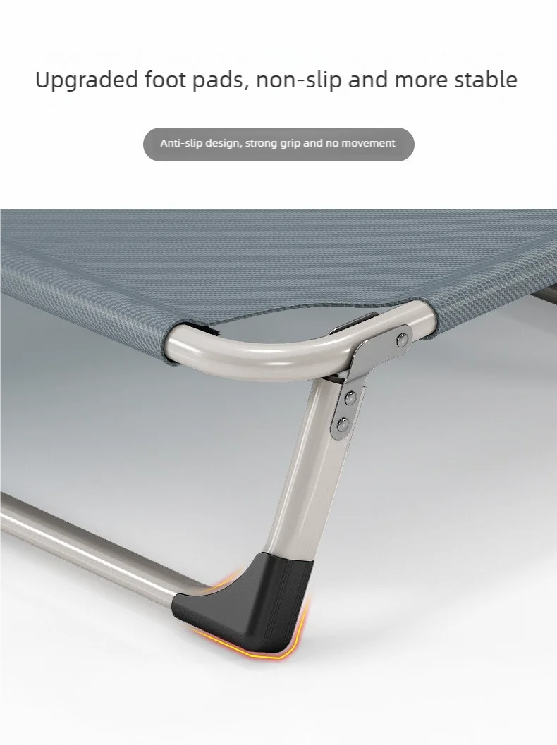Custom Wholesale 22 Tube Folding Camping Chair Modern Stainless Steel Portable Nap Camping Outdoor Furniture