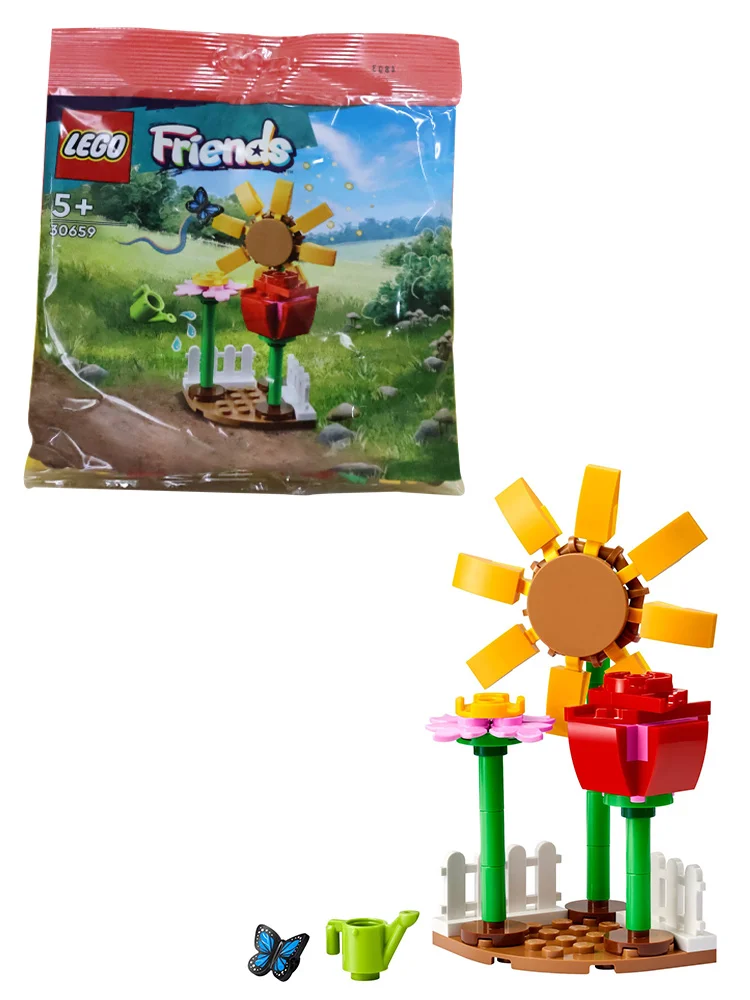 

LEGO 30659 Girls Series Colorful Garden Masonry Pack Flat Large Building Blocks Toy Children's Gift