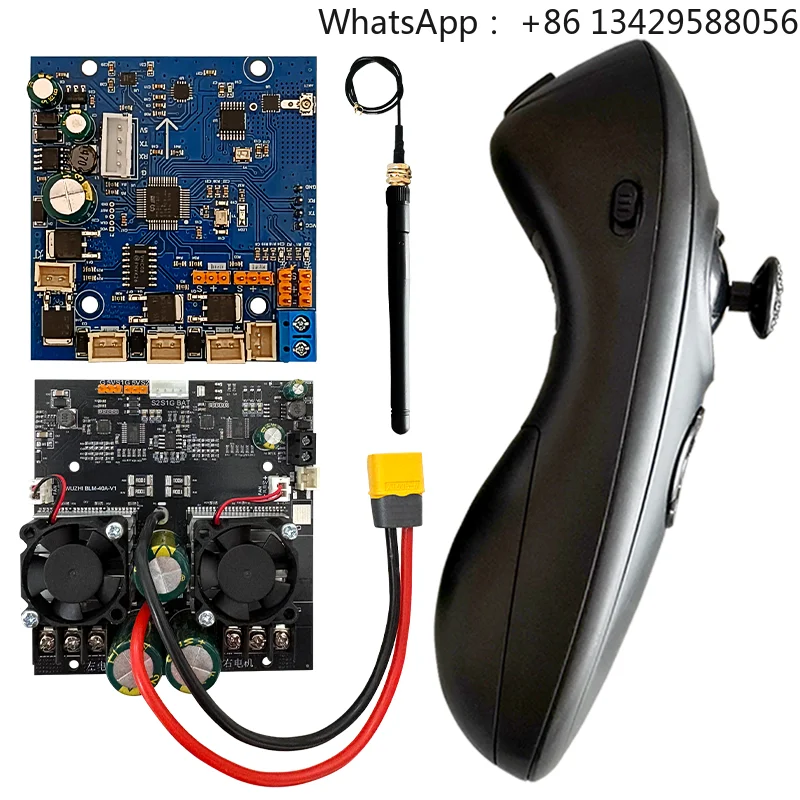 

WUZHI RXG4P-TXG3-BLM40A High-speed Brushless Trawler Remote Control Mainboard Electronic Speed Control Board 7-30V