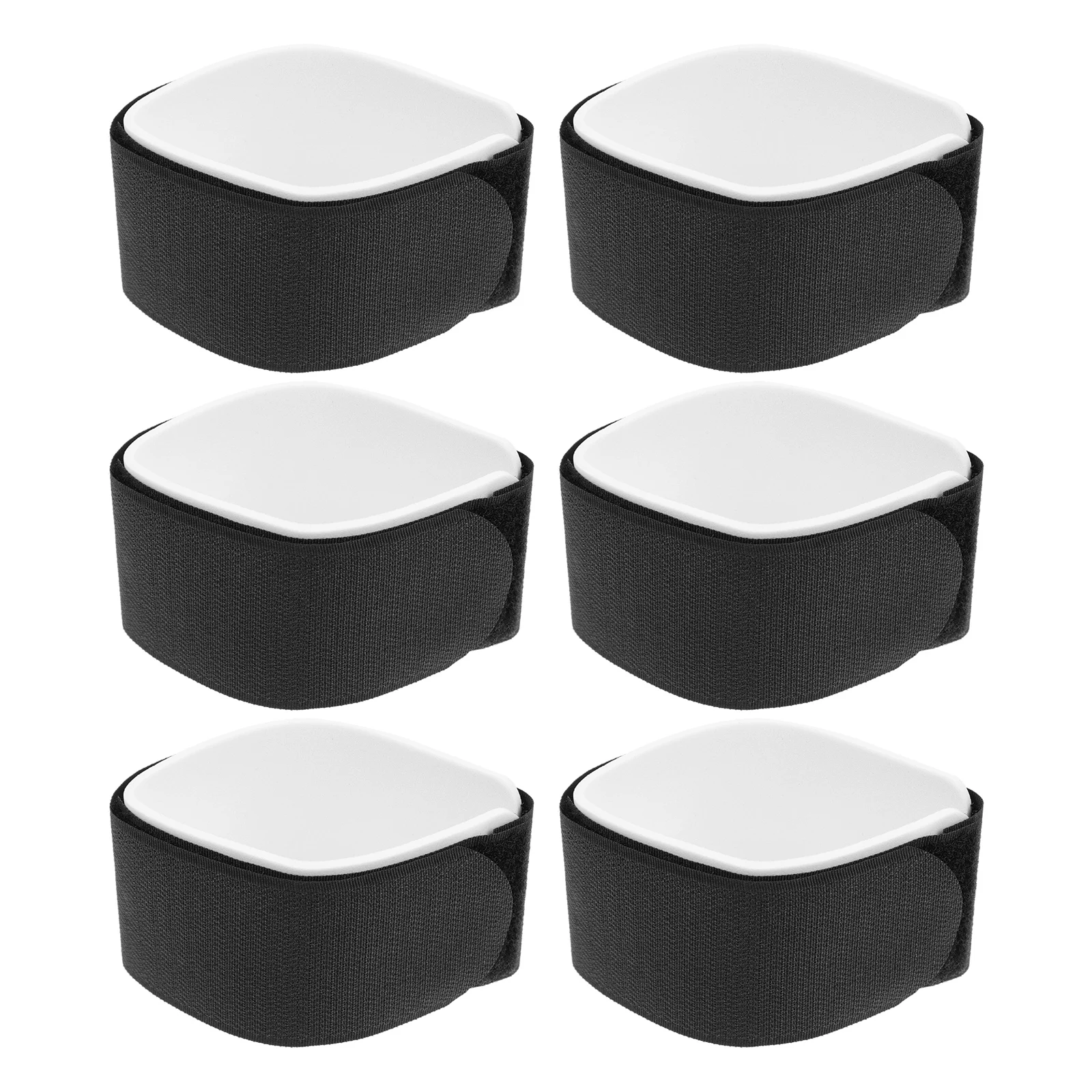 

6pcs Ski Fixing Bands Durable Nylon Black Snowboard Belt Skis Accessory Sled Fixing Strap Skis Accessory Sled
