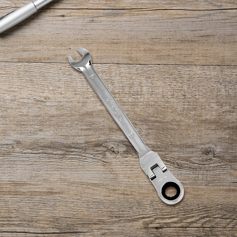 

8mm Plum Movable Head Wrench 140mm 45-48HRC Hard Vanadium Steel Ratchet Spanner 8Mm Ratchet Spanner for Home Factory