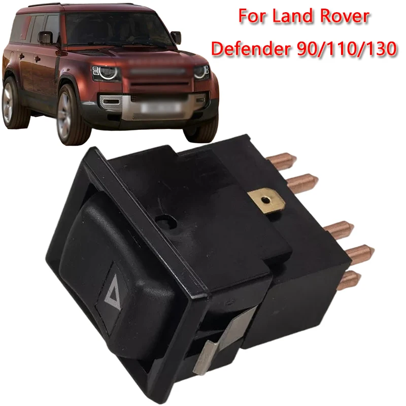 

YUF101490 Auto 7 Pins Emergency Switch Hazard Warning Signal Switch For Land Rover Defender 90 110 130 Car Parts