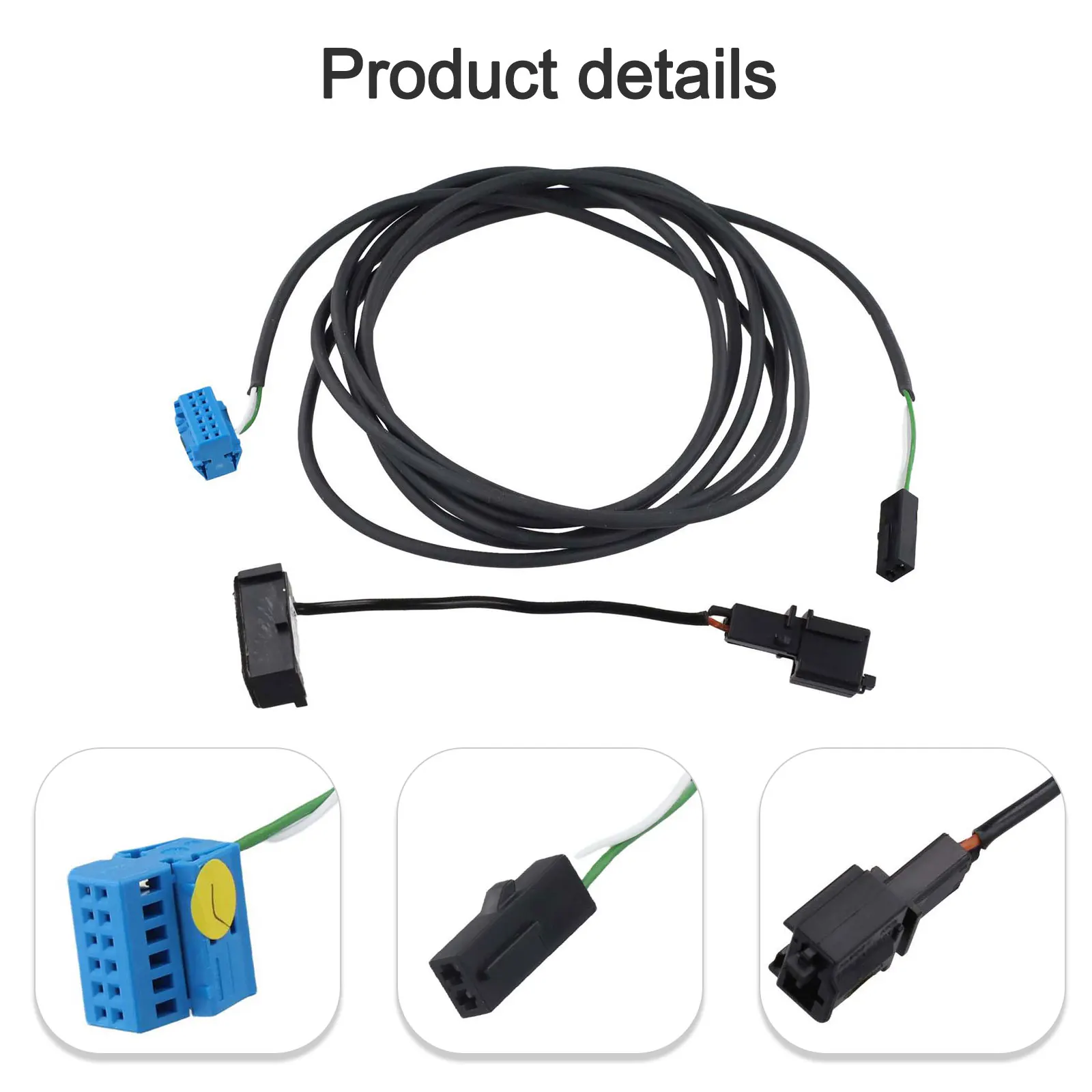 Compatible-Bluetooth Car Microphone MIC Module Harness Cable 3BD035711 For RCD510 RNS510 RNS315 CD Radio Car Accessories