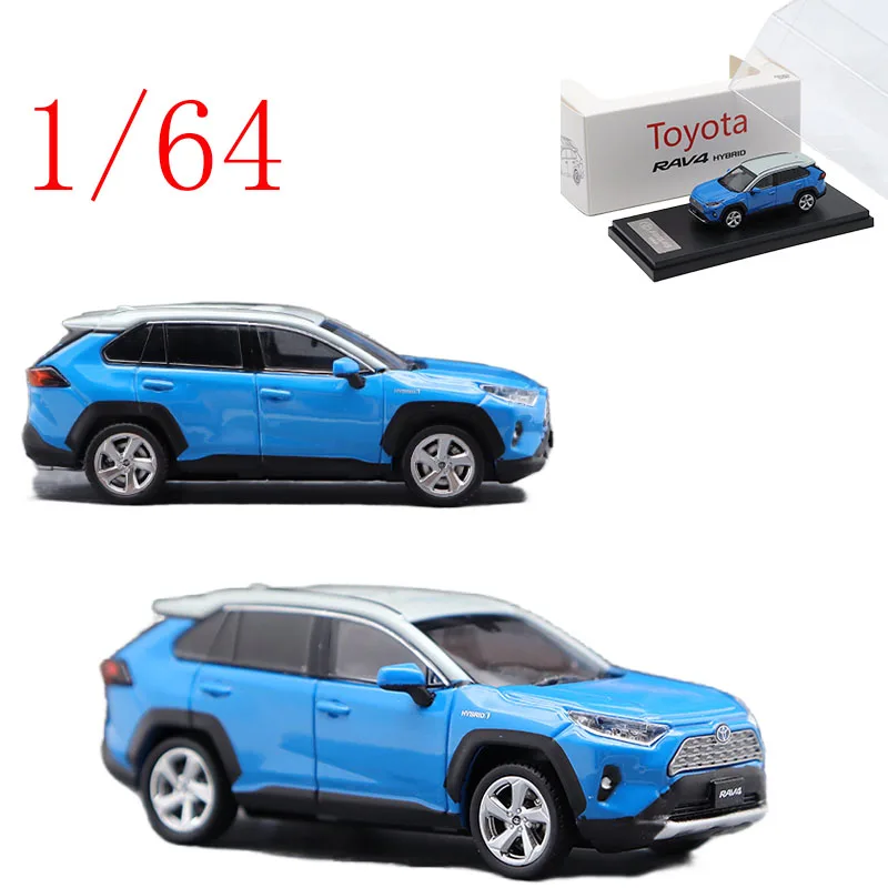 

LCD Diecast 1/64 Scale ‌FAW Toyota New RAV4 Rongfang SUV Alloy Car Model Toys for Boys Gift
