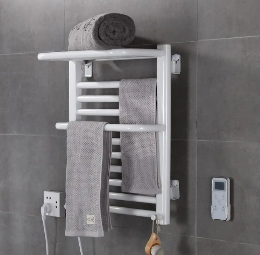 New Style Stainless Steel Bathroom Towel Drying Rack Towel Warmer with Timer