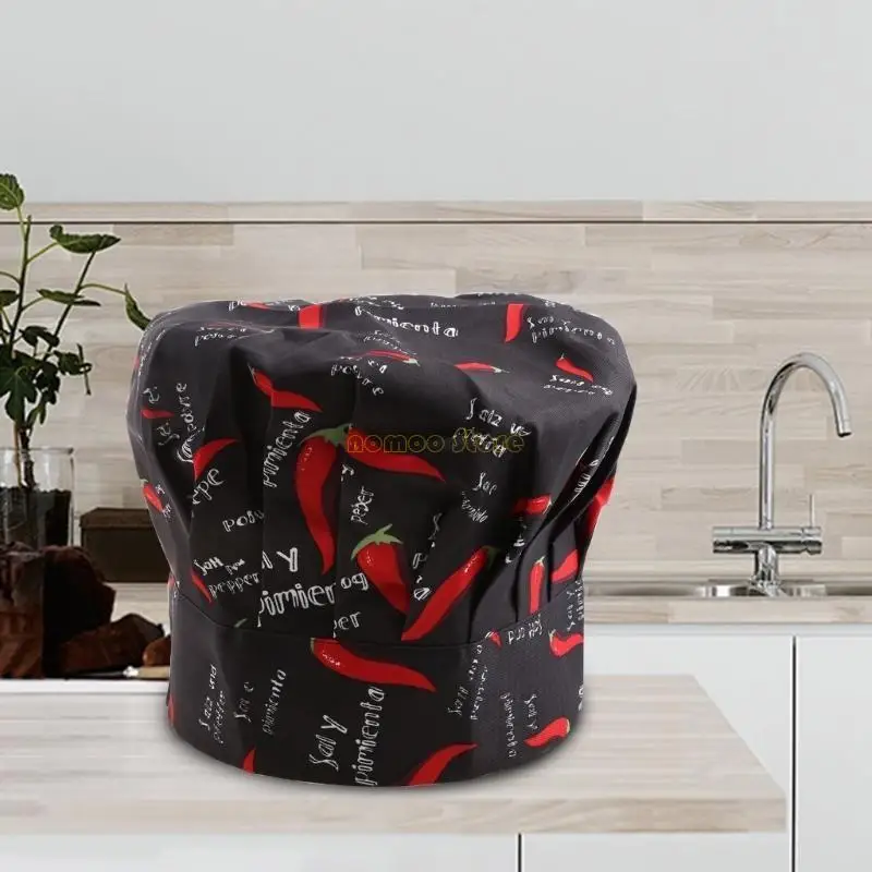 31bf comfortabele nieuwe kok verstelbare mannen keuken bakker chef elastische cap hoed catering