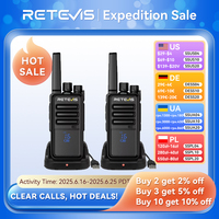 Retevis RT68H RT668H Walkie Talkie License-free Walkie-talkie Long Range Hidden Screen Handy Type-C Radio Cominicator Business