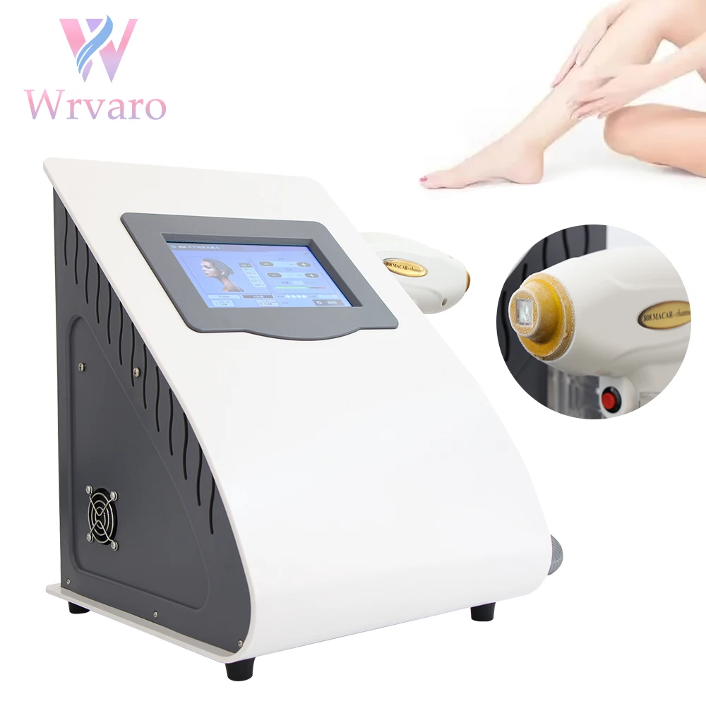 

Wrvaro Max 2000W 808nm Diode Laser Freezing Point Painless Permanent Hair Removal Machine For Salon & Home Use All Face Body