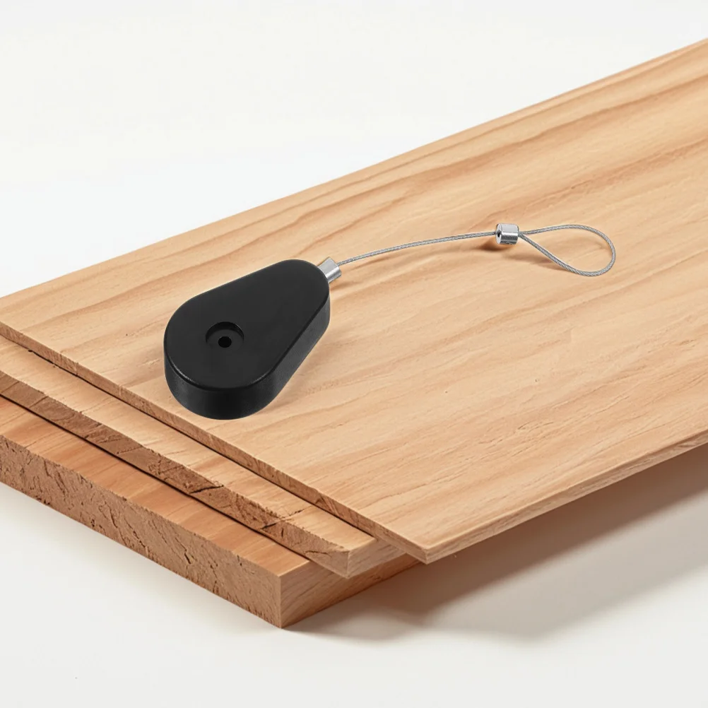 3 pçs caso de bloqueio de cabo retrátil automático anti-roubo suporte de fio de aço para cordão de segurança acessórios de cabo de segurança