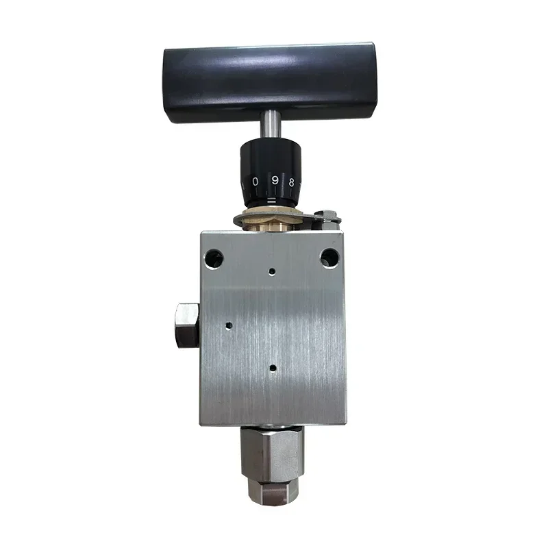 Usun Brand Model: HS30126-F  replaceable  seat Angle type  High pressure micro metering Stainless steel manual  valve