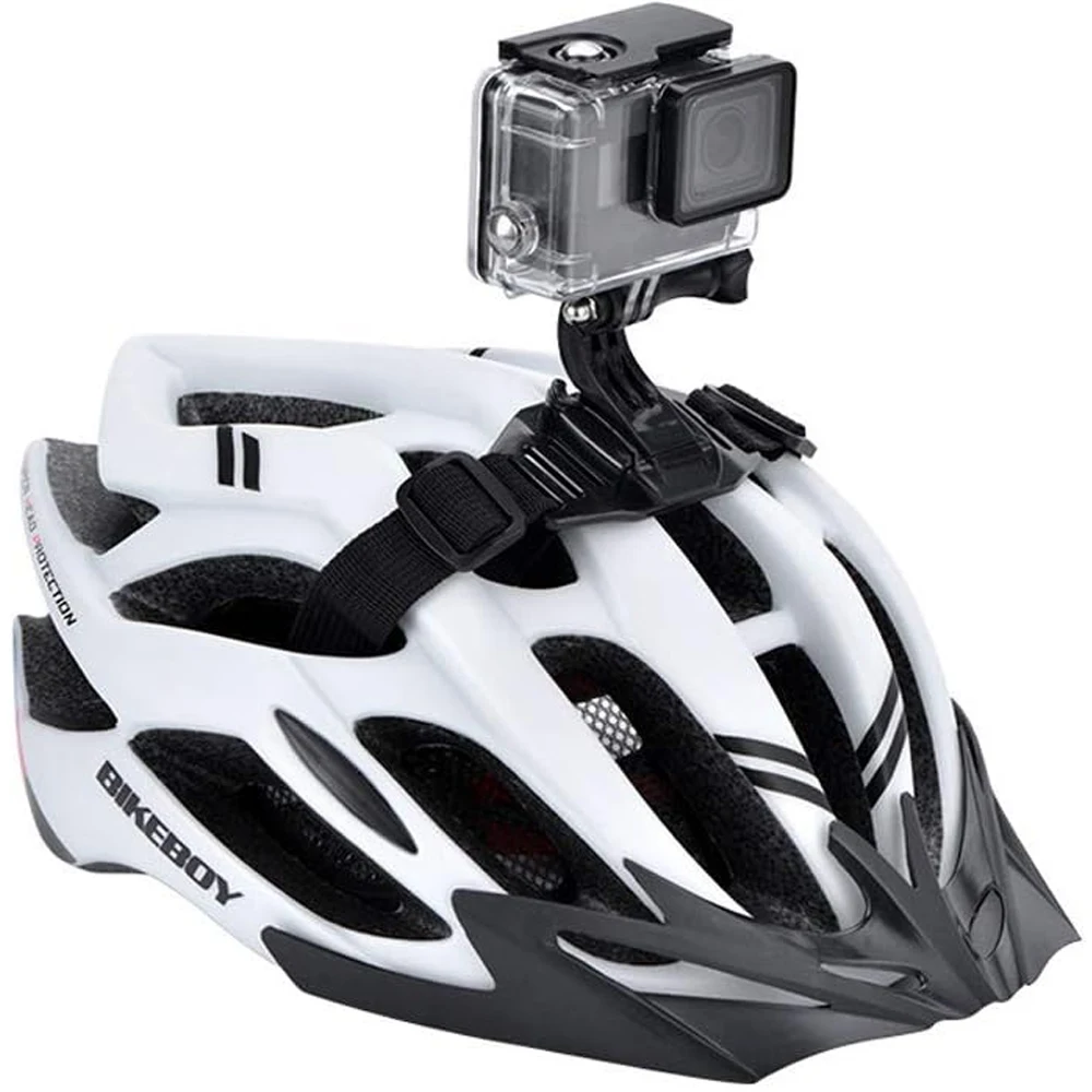 For GoPro Bike Helmet Clamp Mount With Base For GoPro Hero 13 12 11 10 9 DJI Action 4 3 Insta360 X4 X3 Action Camera Accessories