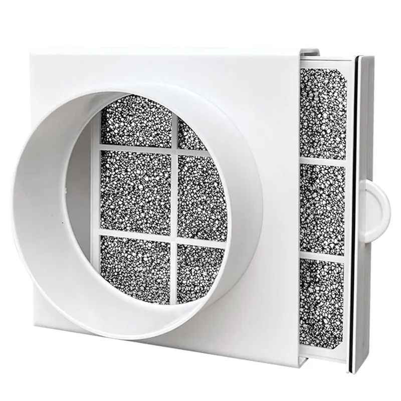 Insect & Dust Proof Vent Filter for Fresh Air Exhaust Fan Inlet Round Duct Cover Mesh Screen