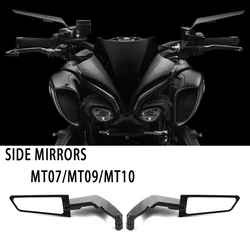 For YAMAHA MT 07 MT07 MT 09 MT09 SP MT 10 MT10 SP Motorcycle Mirrors Stealth Winglets Mirror Kits To Rotate Adjustable Mirrors