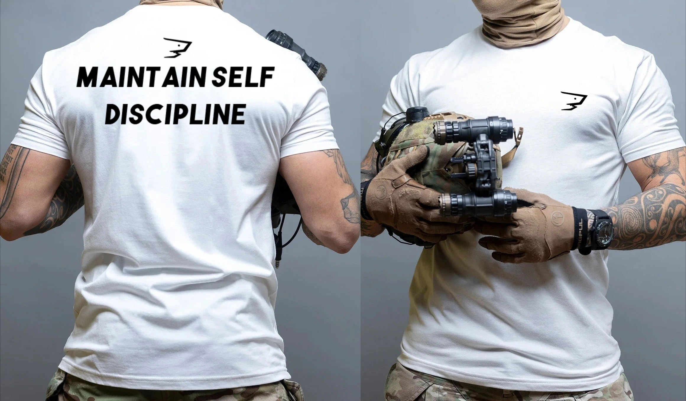 Summer: Maintain self-discipline. Printed men's running clothes. Short-sleeved sports fitness wear. Top: T-shirt.