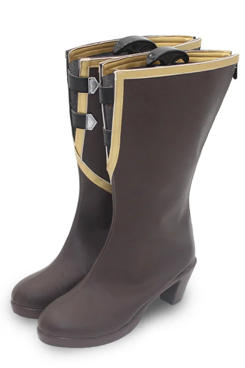 Narita Brian Cosplay Shoes Game Pretty Derby Cosplay Prop PU Leather Shoes Halloween Carnival Boots Custom Made