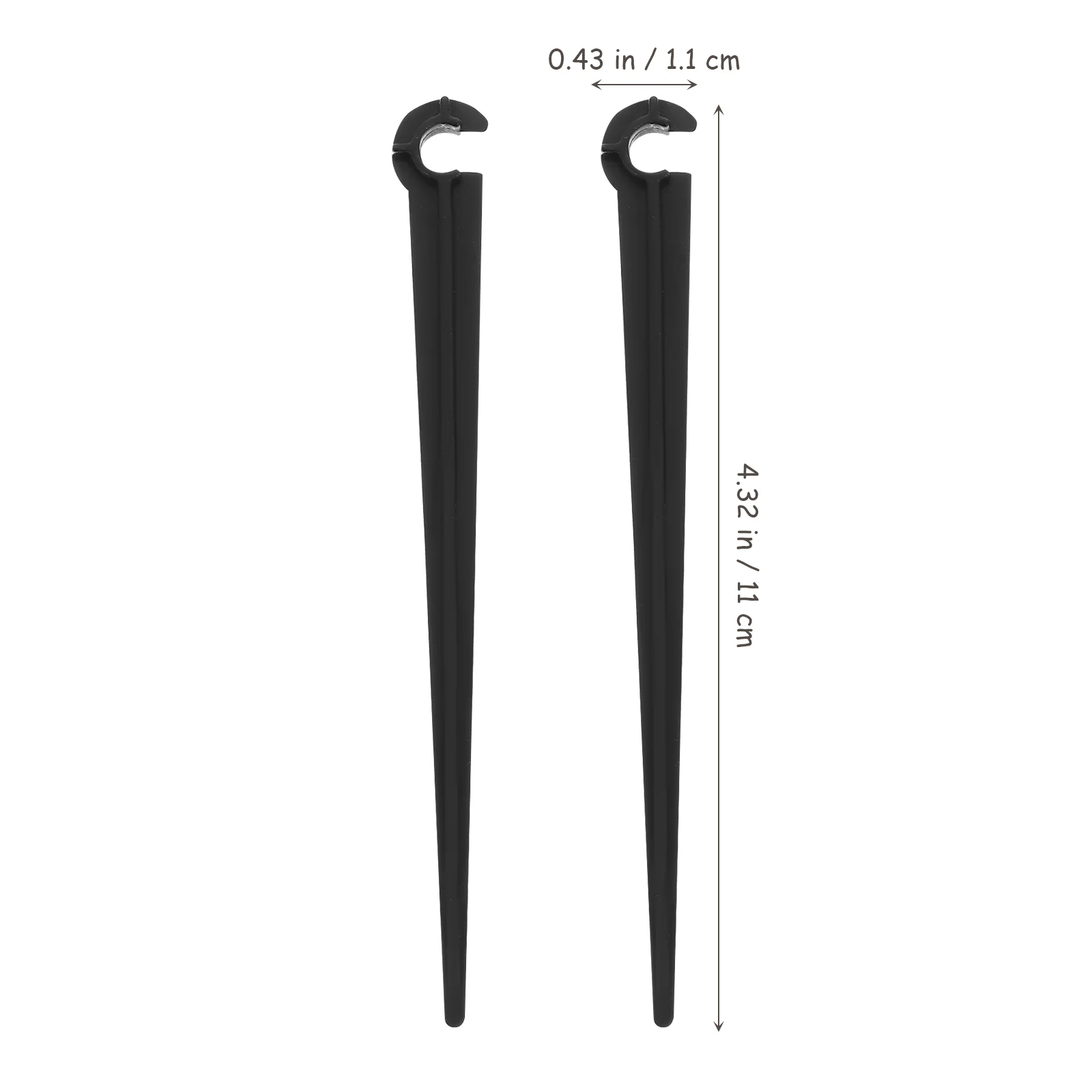 50 ชิ้นท่อ Ground Pole ชลประทานวงเล็บหยดอุปกรณ์เสริมท่อคงที่ Rod เครื่องมือ Stakes อะไหล่