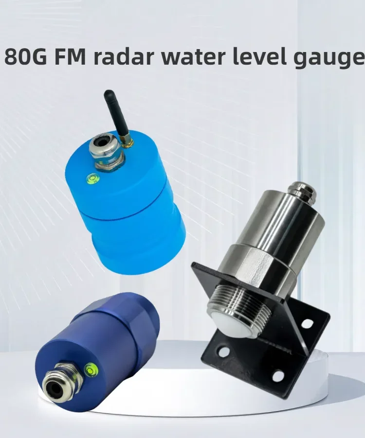 80GHz radar water level High quality STAINLESS STEEL measuring instruments radar water  meter level