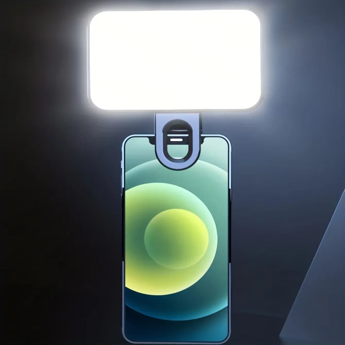  Portable Clip‑on LED Phone Fill Light Rechargeable Mini Selfie Light for Vlog Live Photography