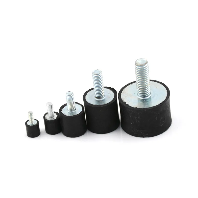 1pc M3 M4 M5 M6 M8 Rubber Mounts Shock Absorber Anti Vibration Silentblock Bobbins for Air compressors Diesel Gasoline engine