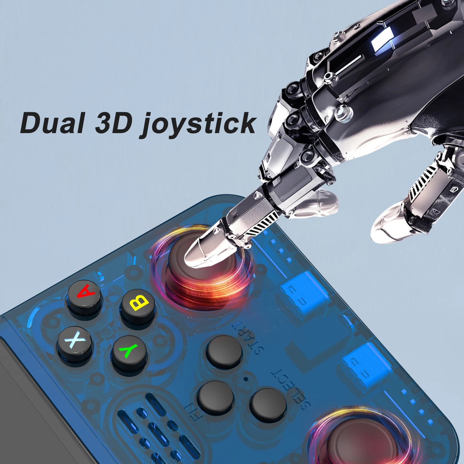 R36S Open Source K36 Handheld-Spielekonsole, 3,5-Zoll-IPS-Bildschirm, integrierte 16.000 Spiele, unterstützt Online-Doppel für PS1/PSP/DC