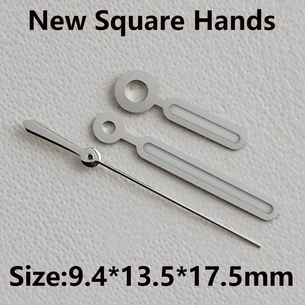NH35 dial hand suitable for striped square retro watch dial, suitable for NH35 automatic movement watch accessories